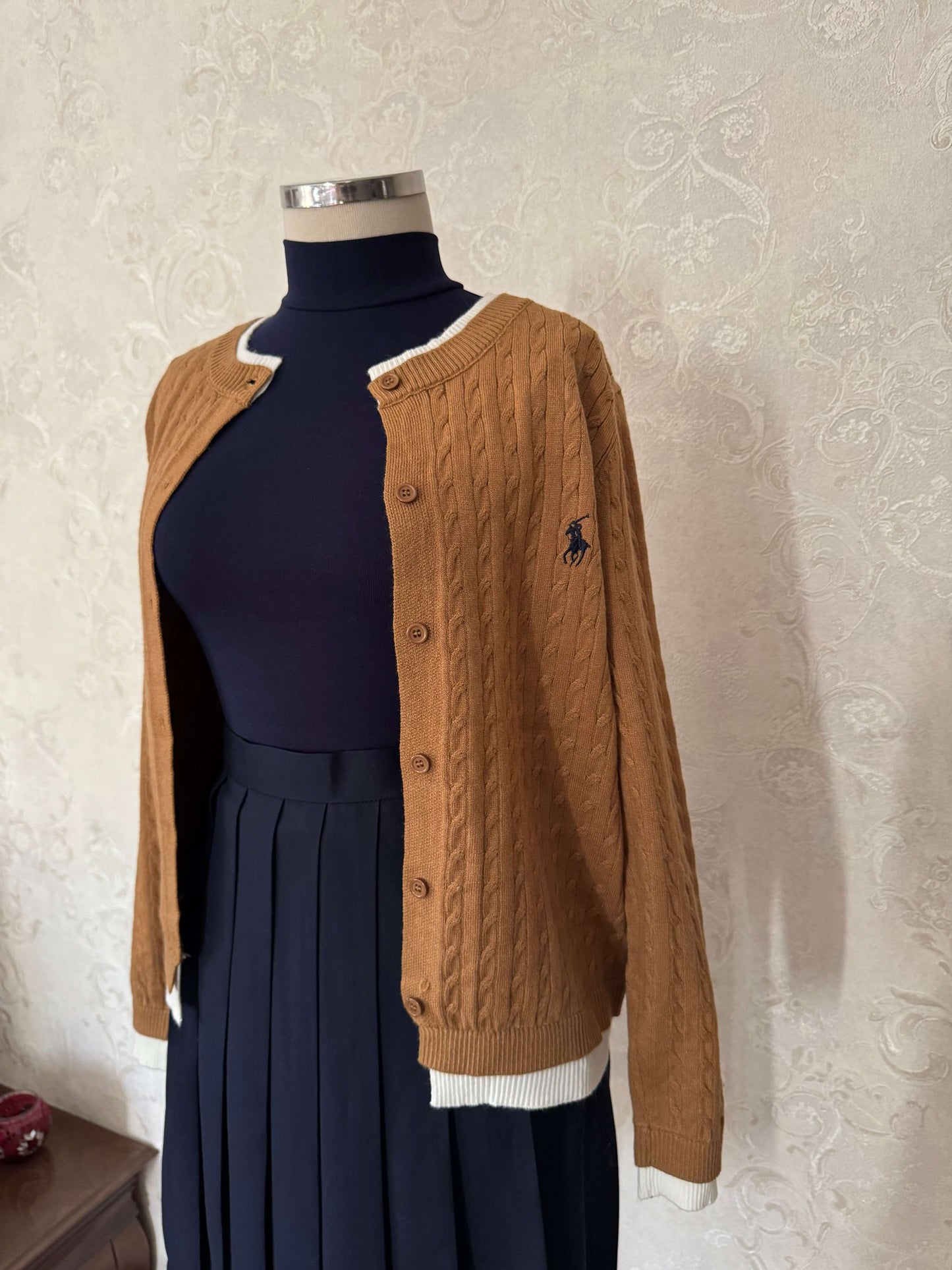 جاكيت بولو polo - بني عسلي