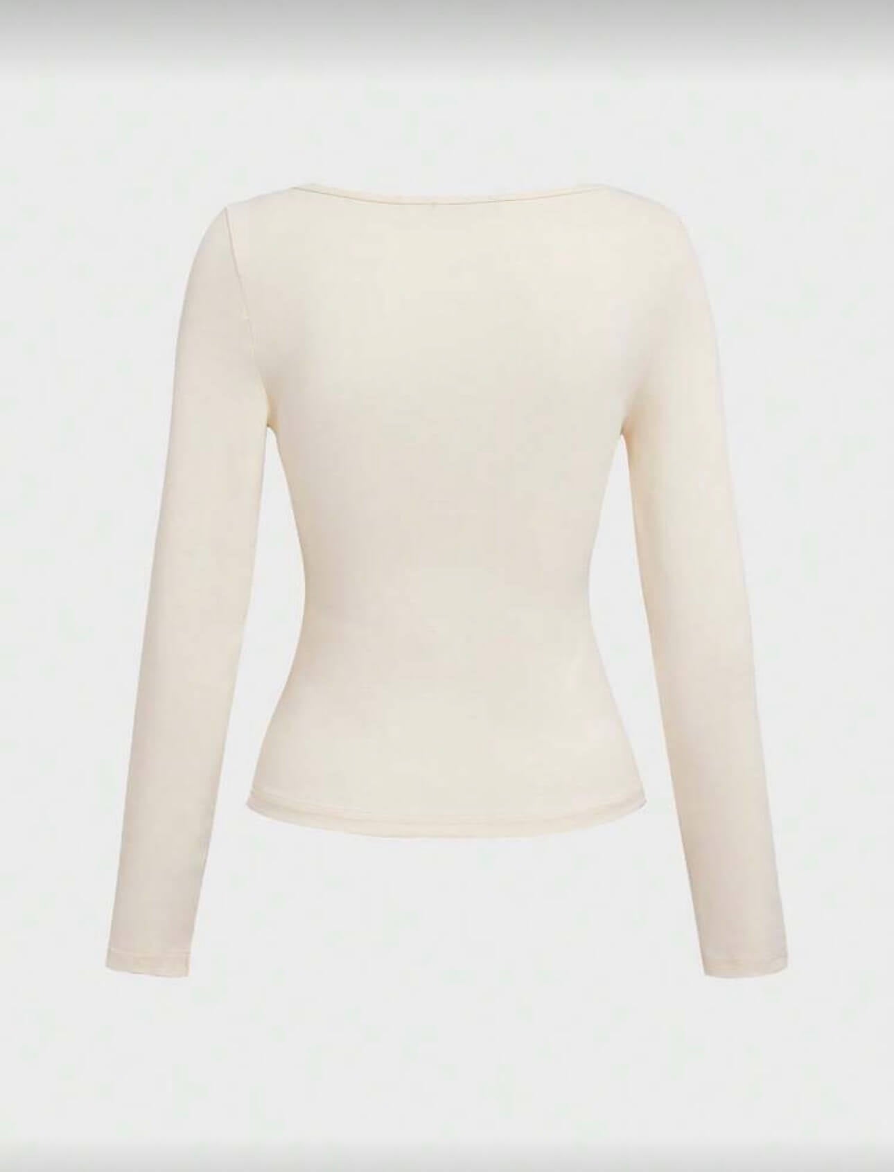 توب فتحه مربعه - لون بيجي فاتح