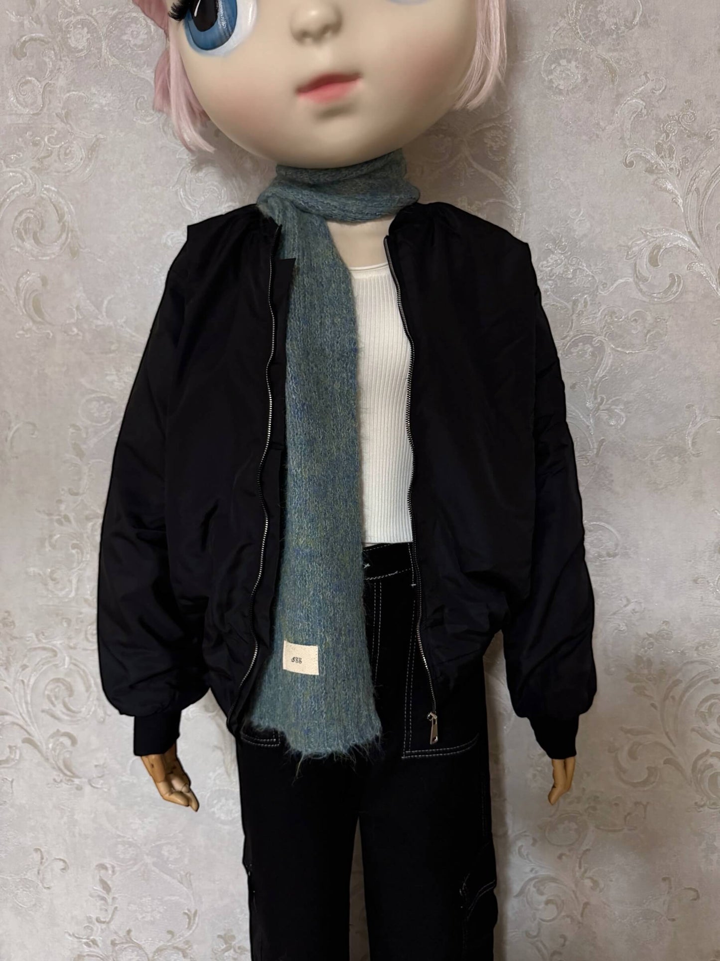 ميكسري قمصله يونيسكس نفخ - اسود bomber jacket