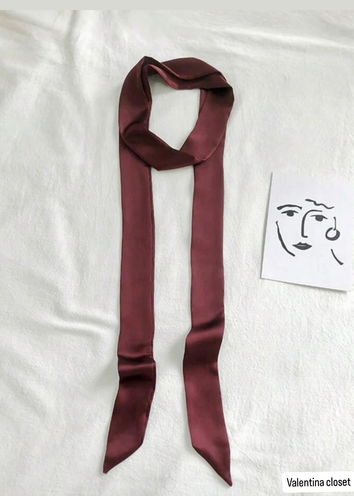 شريط ماروني برغندي