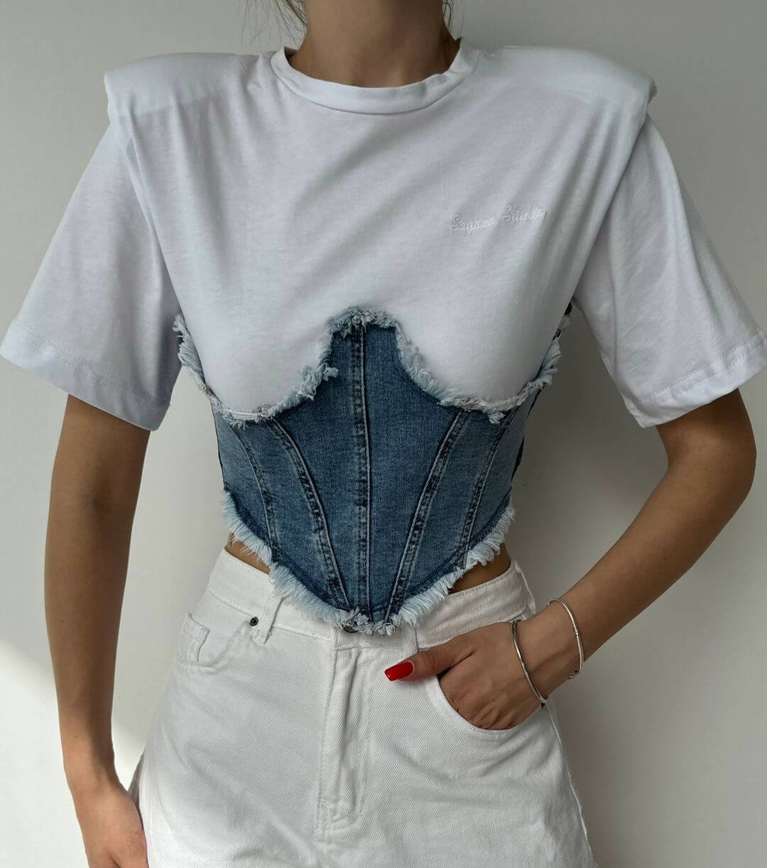 توب كورسيه جينز - D4