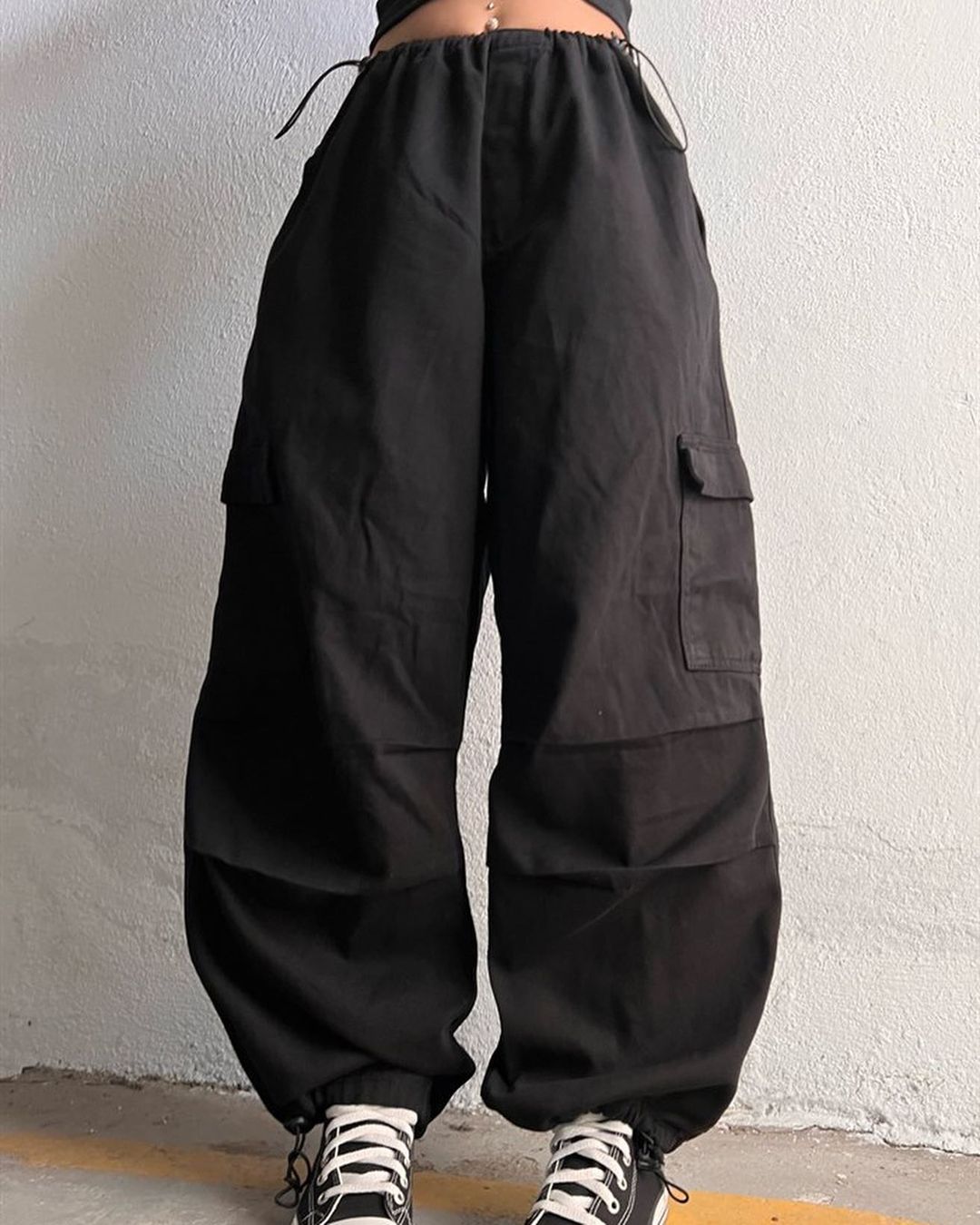 بنطرون تاكتيكال جيوب جانبيه tactical 125 -اسود 