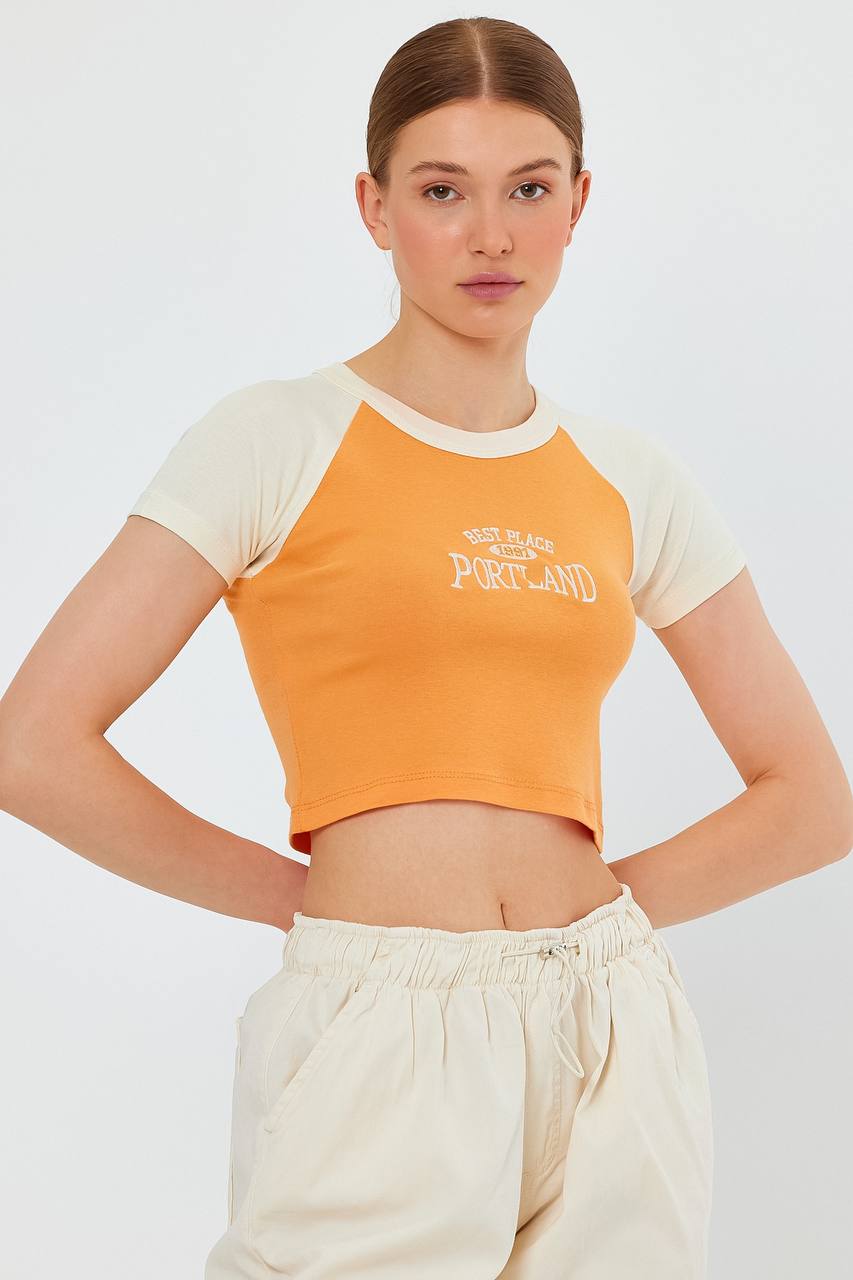 توب بورتلاند Portland -برتقالي - D3