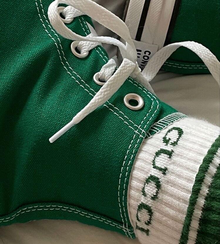 Green converseحذاء  كونفرس اخضر  ⁩⁩