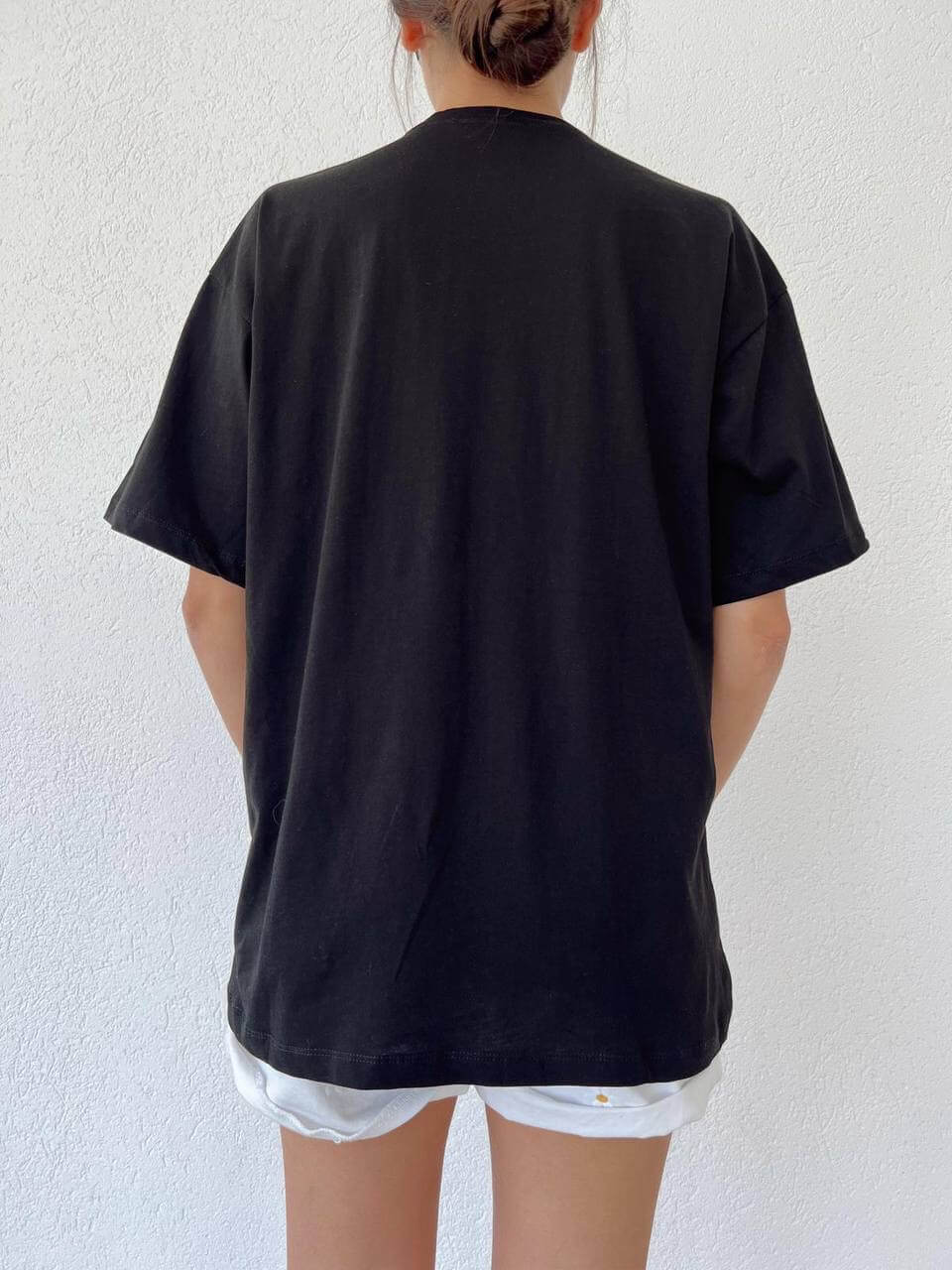 Black تي شيرت اسود فنتج -vintage t shirt