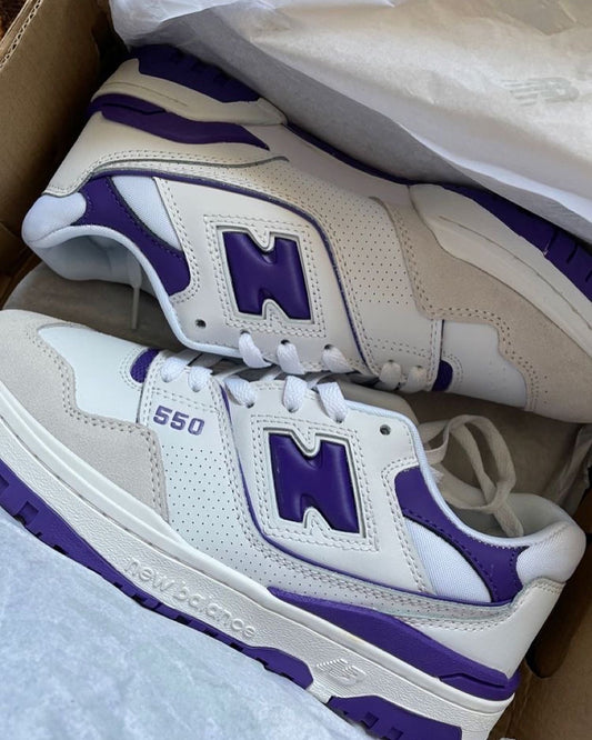 ⁨⁨⁨حذاء نيو بالانس بنفسجي 550 -new balance purple 550 shoes⁩⁩⁩