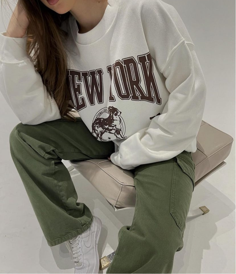 سويتر نيو يورك سنترال بارك new york Central Park _ ابيض 