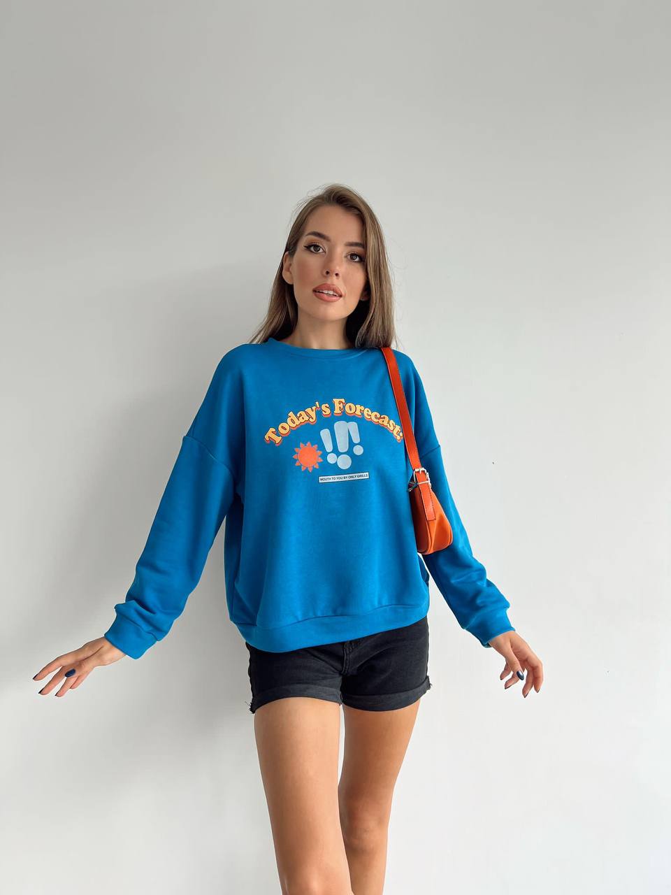 Sweater today’s forecast blue-سويتر توديز فوركاست ازرق 1003