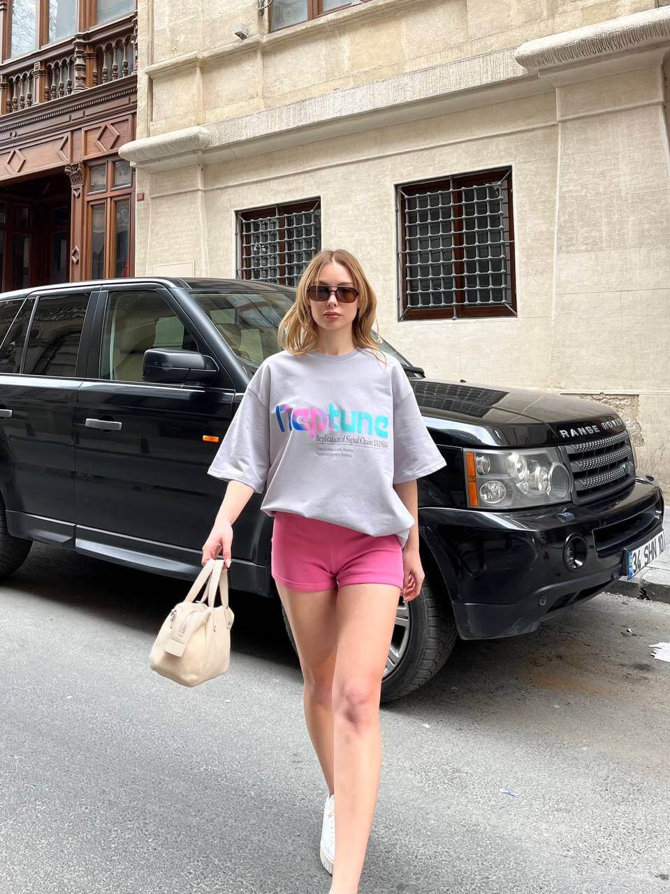 تي شيرت يونيسكس نيبتون neptune -رصاصي