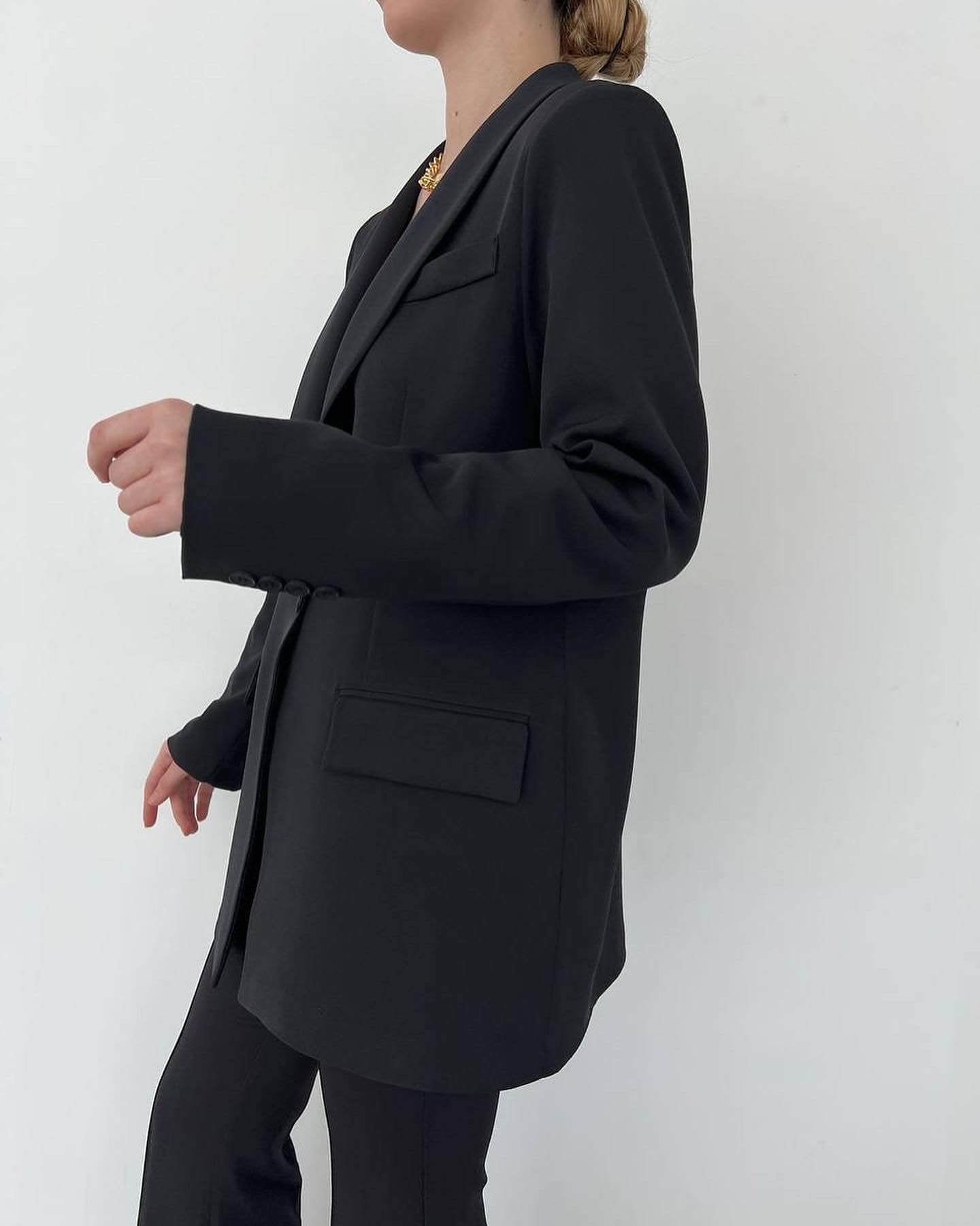 ستره رسمي طويله - اسود