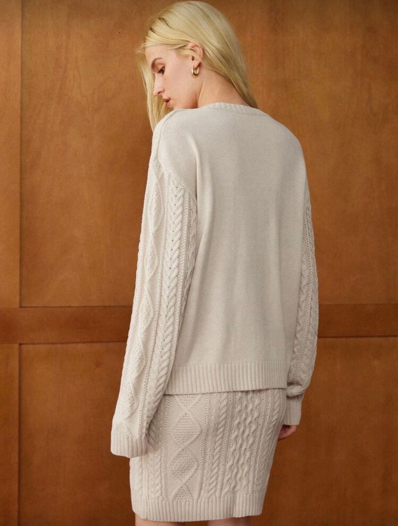 سوت حياكه بيجي فاتح سويتر + تنوره