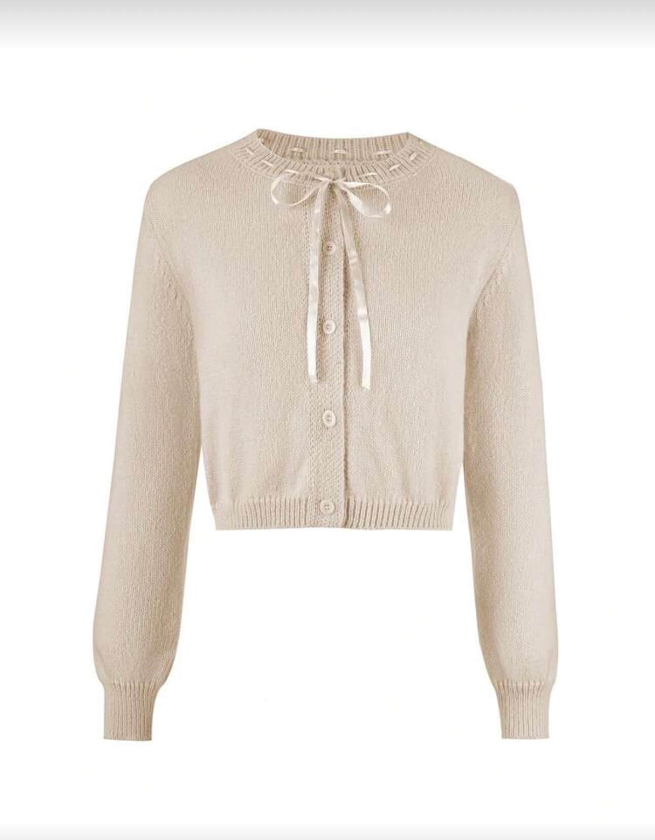 جاكيت صوف بيجي قصير