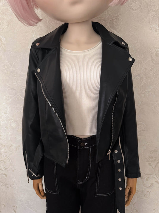 جاكيت جلد leather jacket