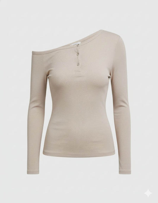 توب ون شولدر مع طباقه - بيجي