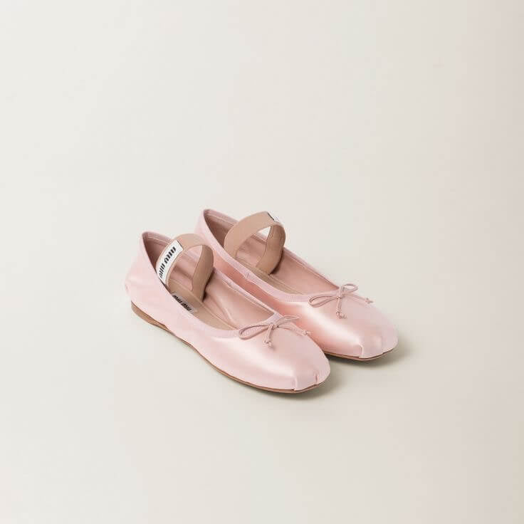 حذاء باليه ballerina shoes pink وردي