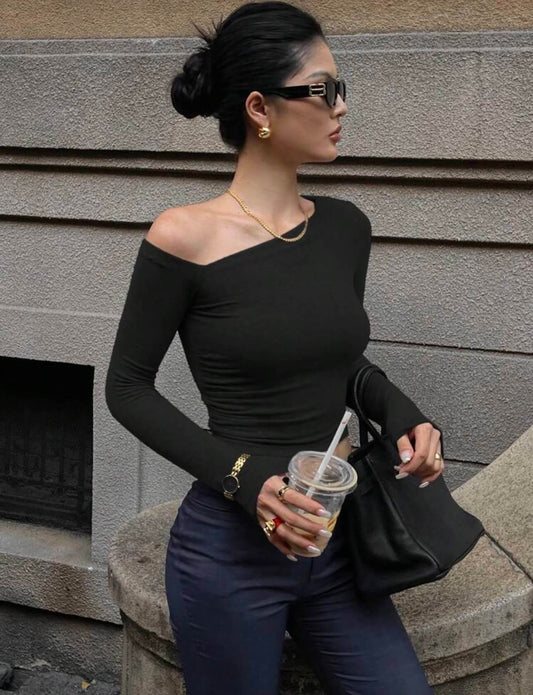 توب ون شولدر بهاري - اسود