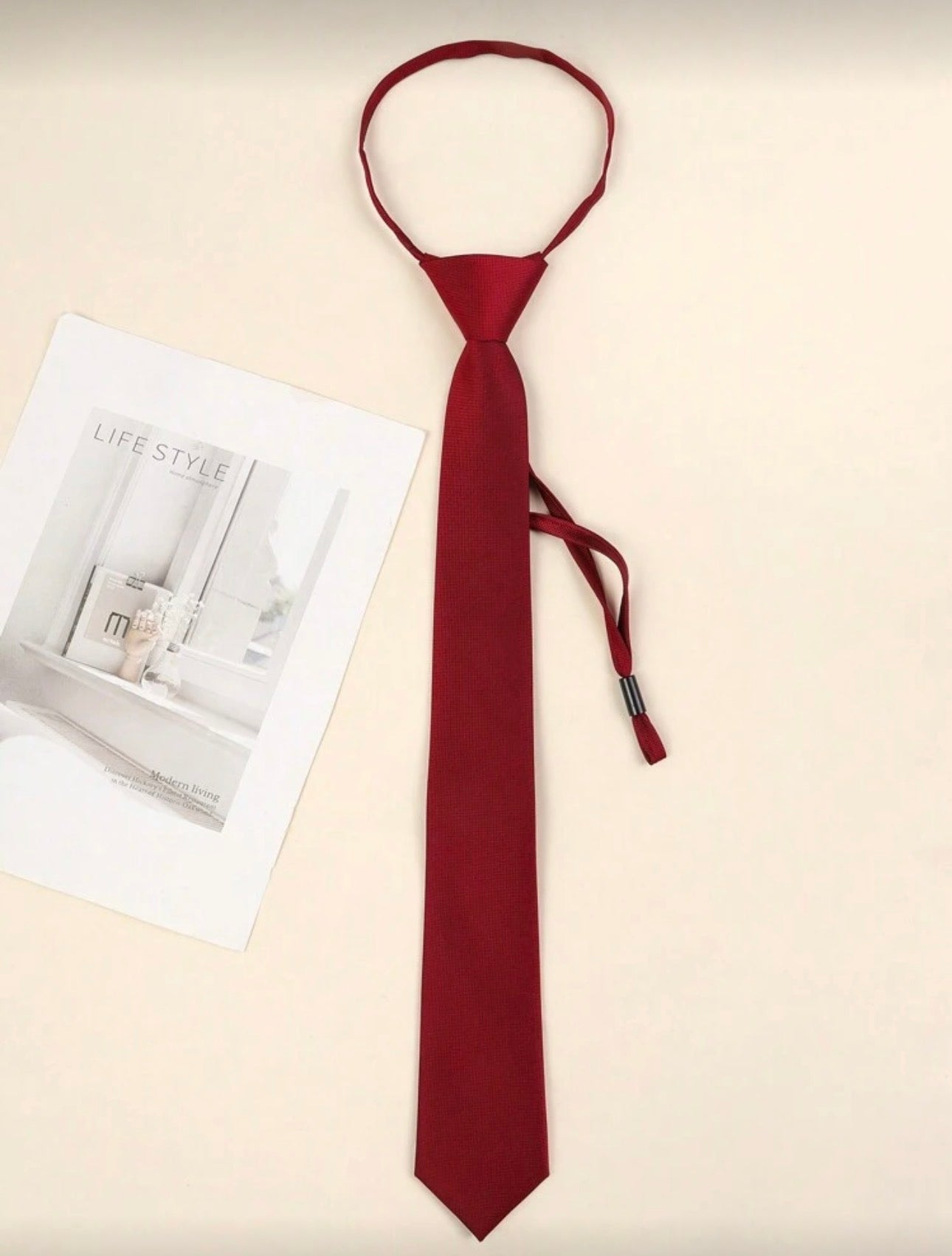 ربطة عنق ساده لون اسود