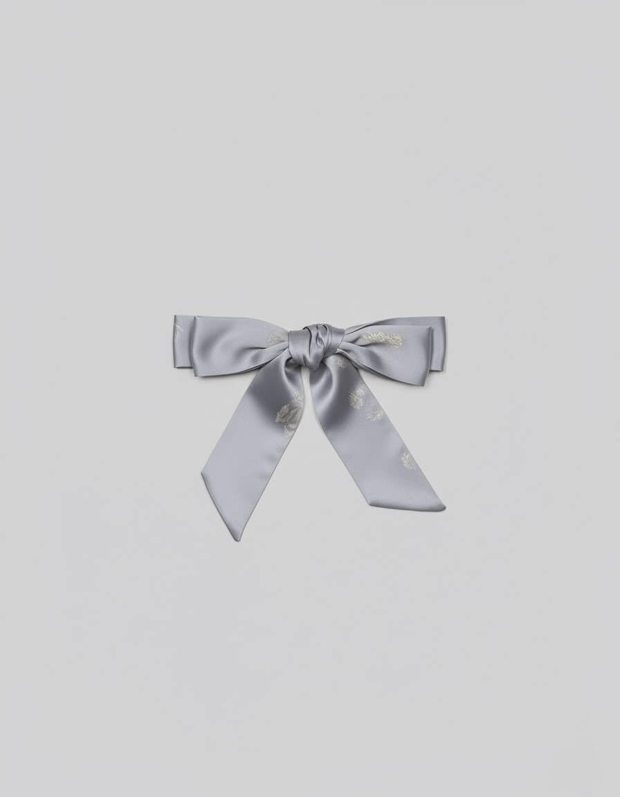 فستان ستن حرير سمائي مخصر