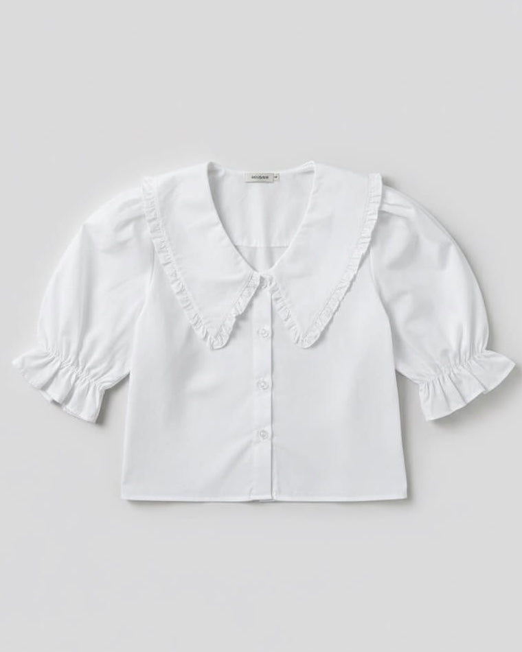 قميص ابيض ياخه