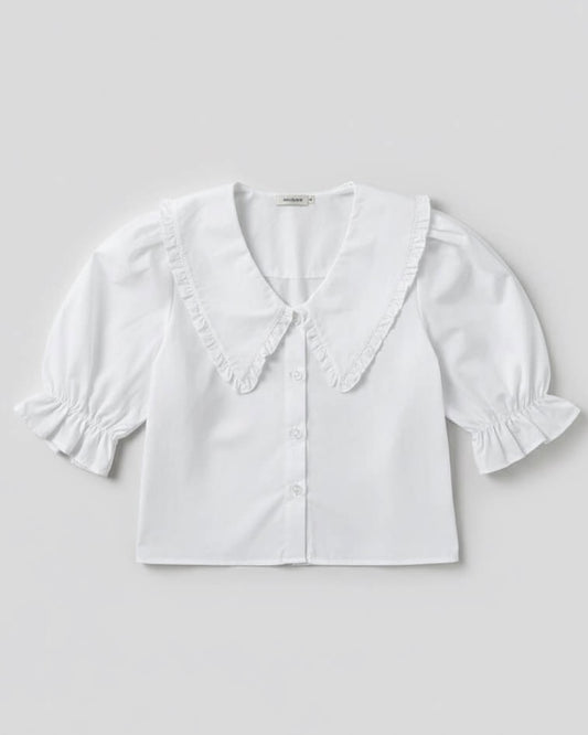 قميص ابيض ياخه