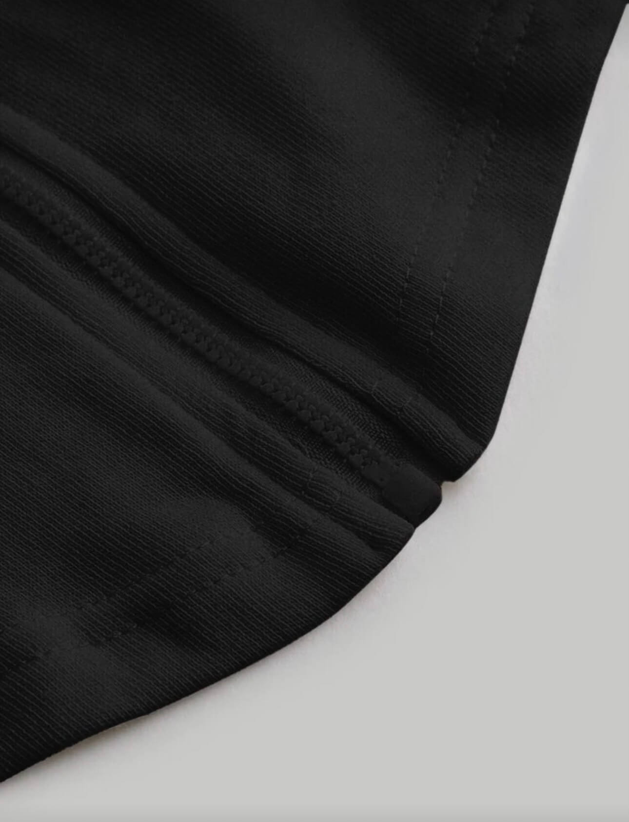 هودي اسود مخصر