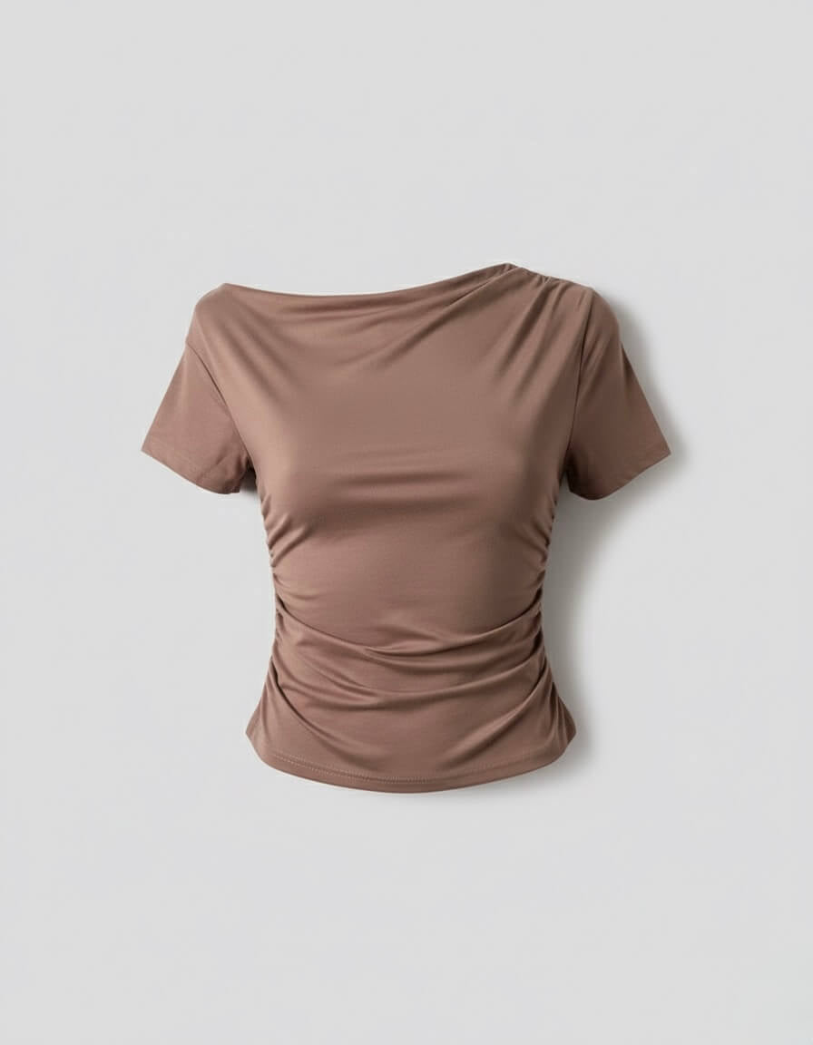 توب one shoulder - بيجي