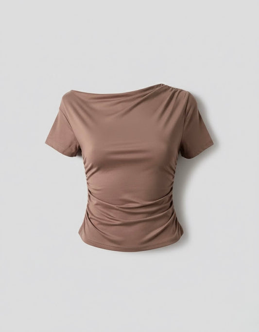 توب one shoulder - بيجي