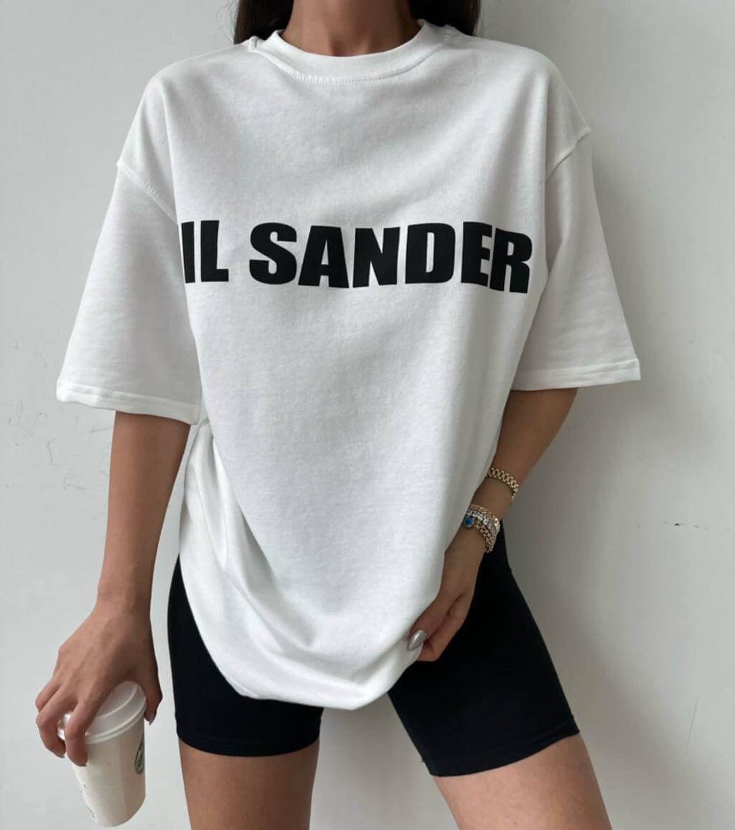 ⁨⁨⁨⁨⁨⁨⁨⁨⁨تي شيرتjil sander جيل ساندر  - ابيض  ⁩⁩⁩⁩⁩⁩⁩⁩⁩