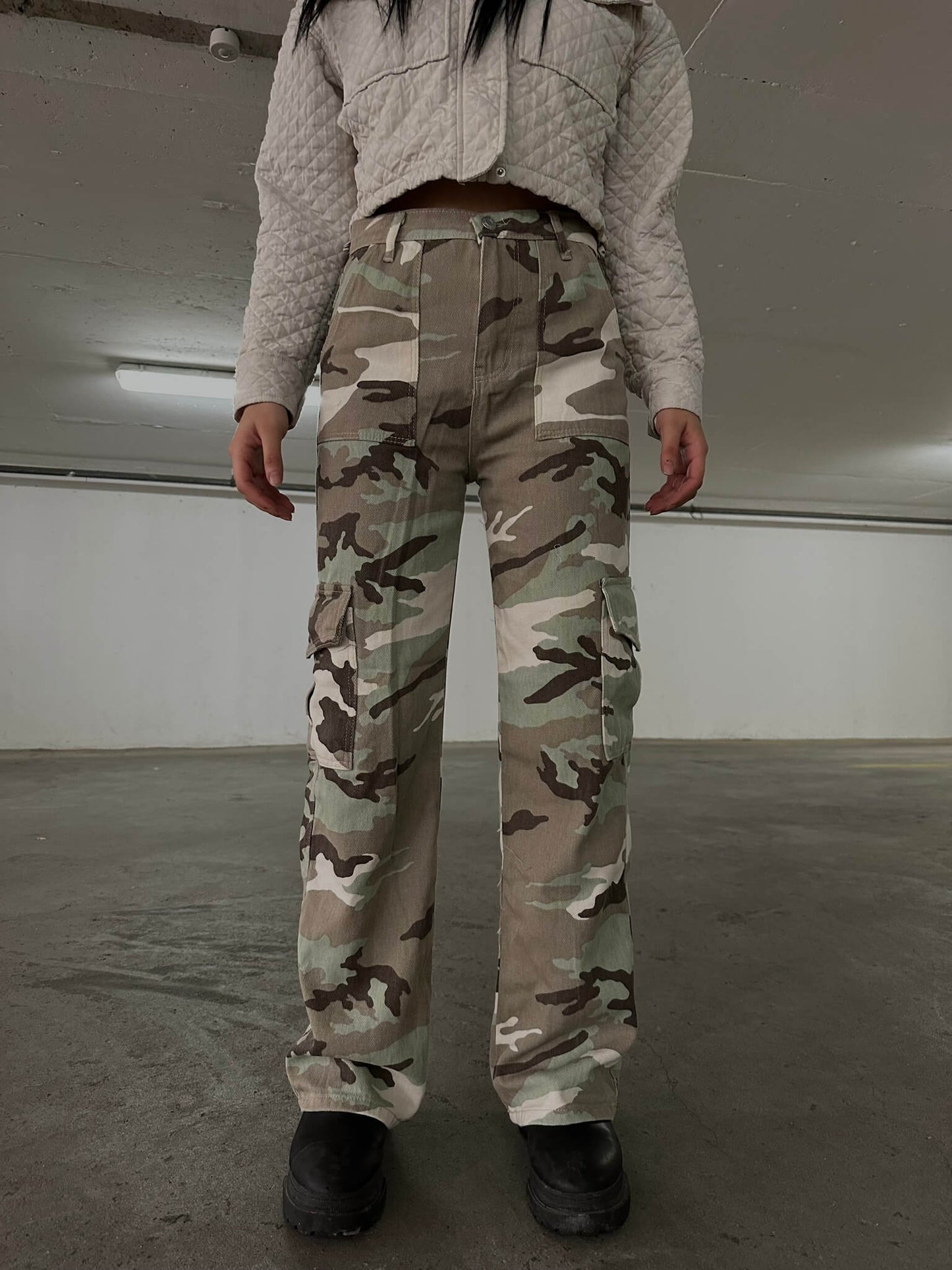 ⁨⁨بنطرون كارجو عسكري فاتح  115 cargo pants⁩⁩⁩⁩⁩⁩⁩