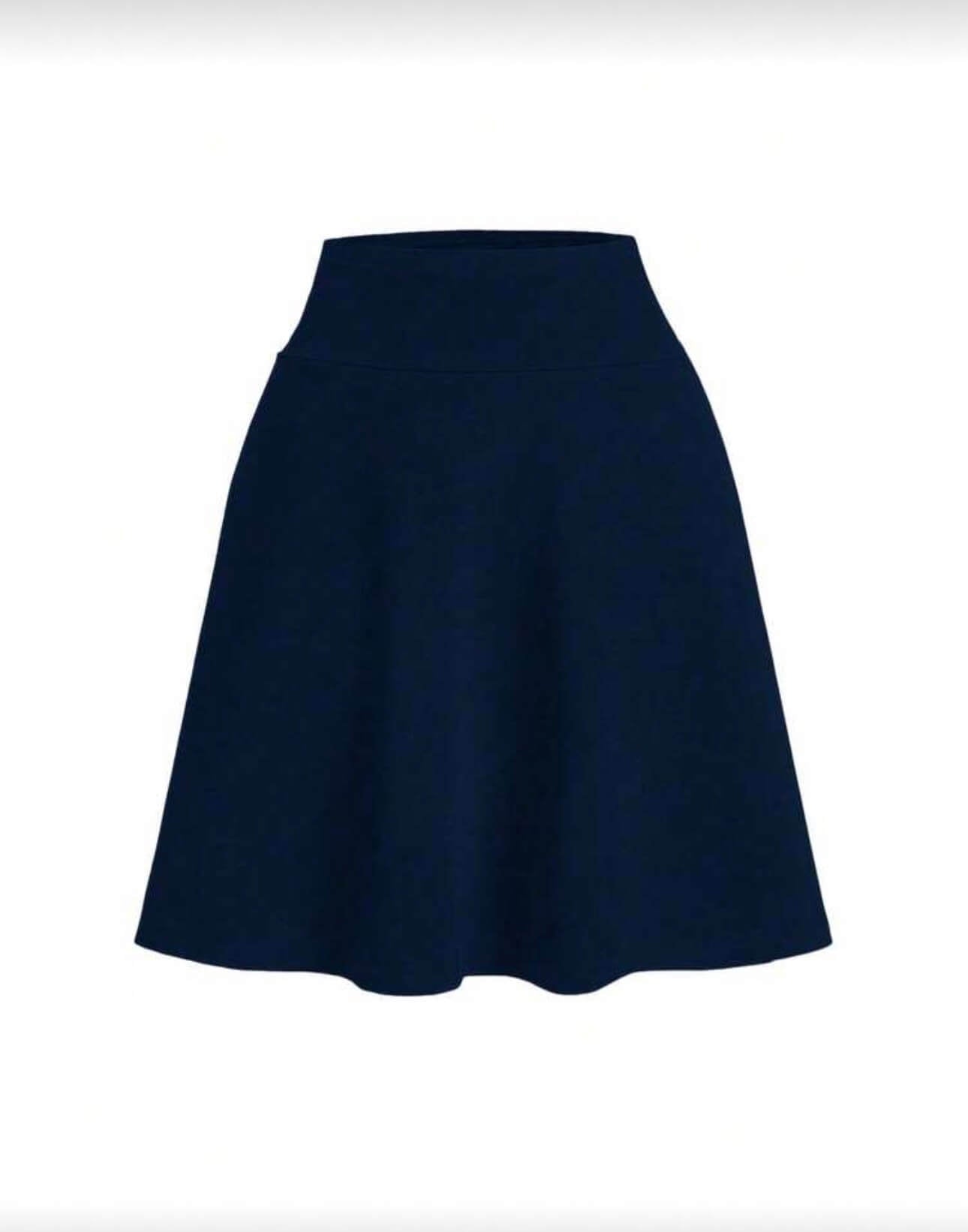 تنورة كلوش نيلي