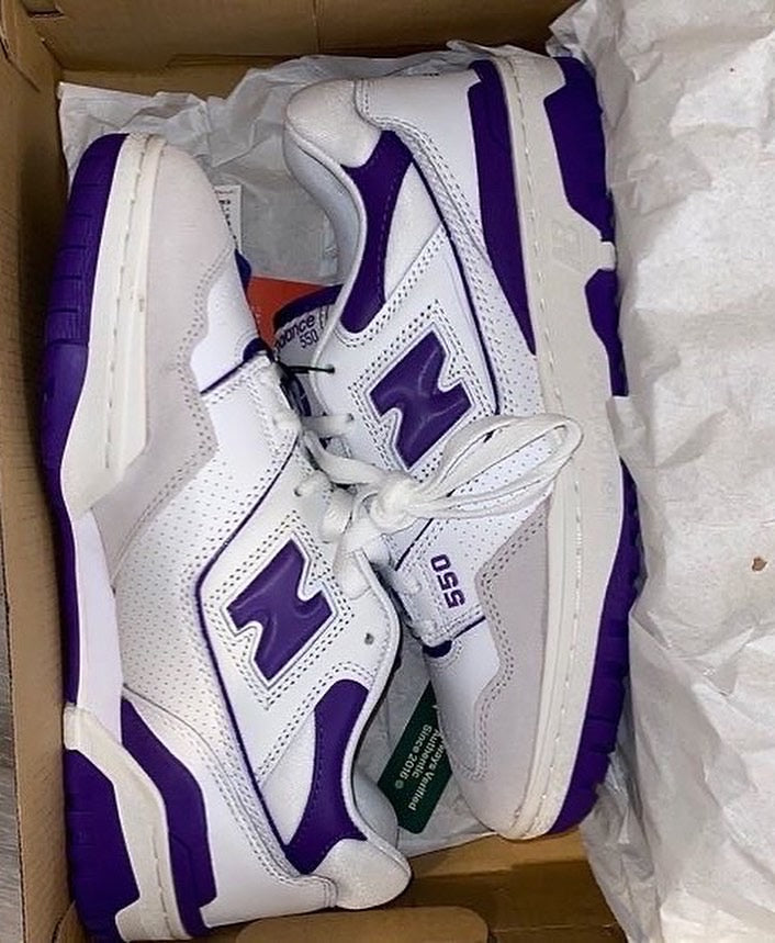 ⁨⁨⁨حذاء نيو بالانس بنفسجي 550 -new balance purple 550 shoes⁩⁩⁩